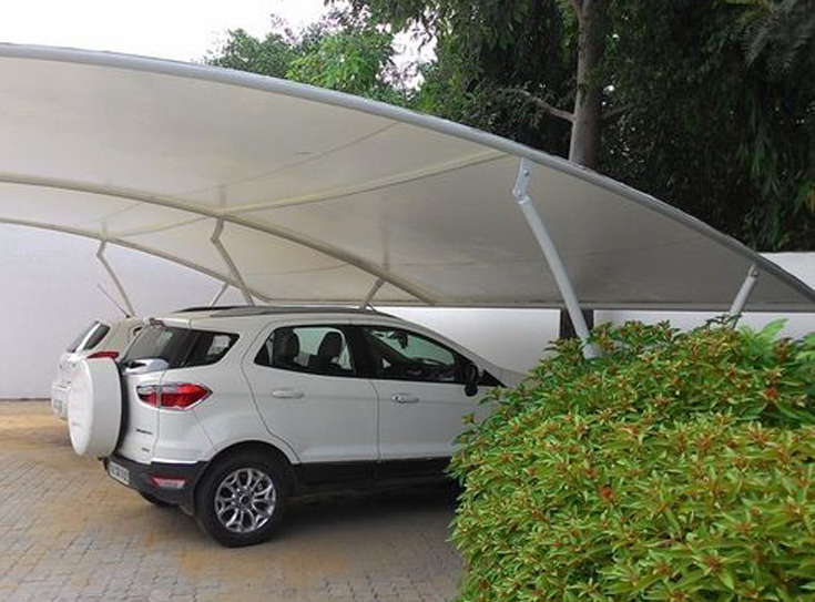 Kanopi Membran untuk Parkiran Mobil